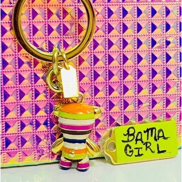 Coach Rainbow Bear Keychain/ Bag Charm - Picture 2 of 13